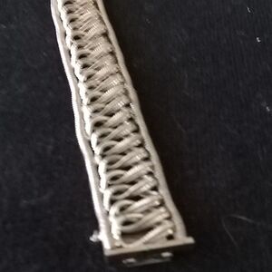 Silver Braided Bracelet ..The Chain Lock Is Missing